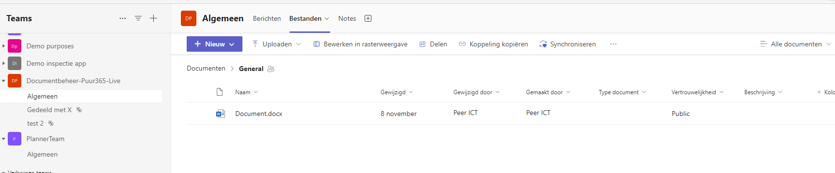 SharePoint documentbeheer 2 SharePoint documentbeheer screenshot