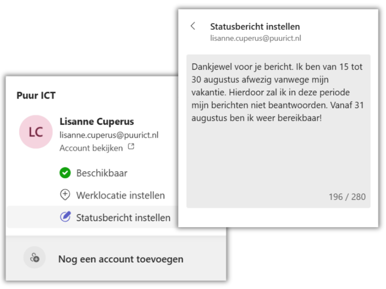 Afwezigheidsassistent