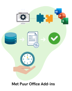 Ondersteunende Afbeeldingen verticaal (23) Visualisatie Met Puur Office Add-ons